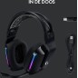 Logitech G G733 LIGHTSPEED Wireless RGB Gaming Headset Trådløs Høretelefoner Sort Logitech G G733 LIGHTSPEED Wireless RGB Gaming Headset Trådløs Høretelefoner Sort